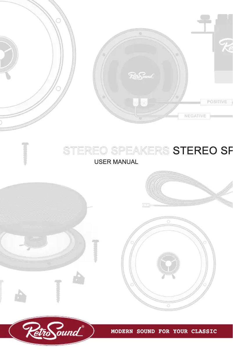 Página nº 1 - Manual de usuario RetroSound S-62