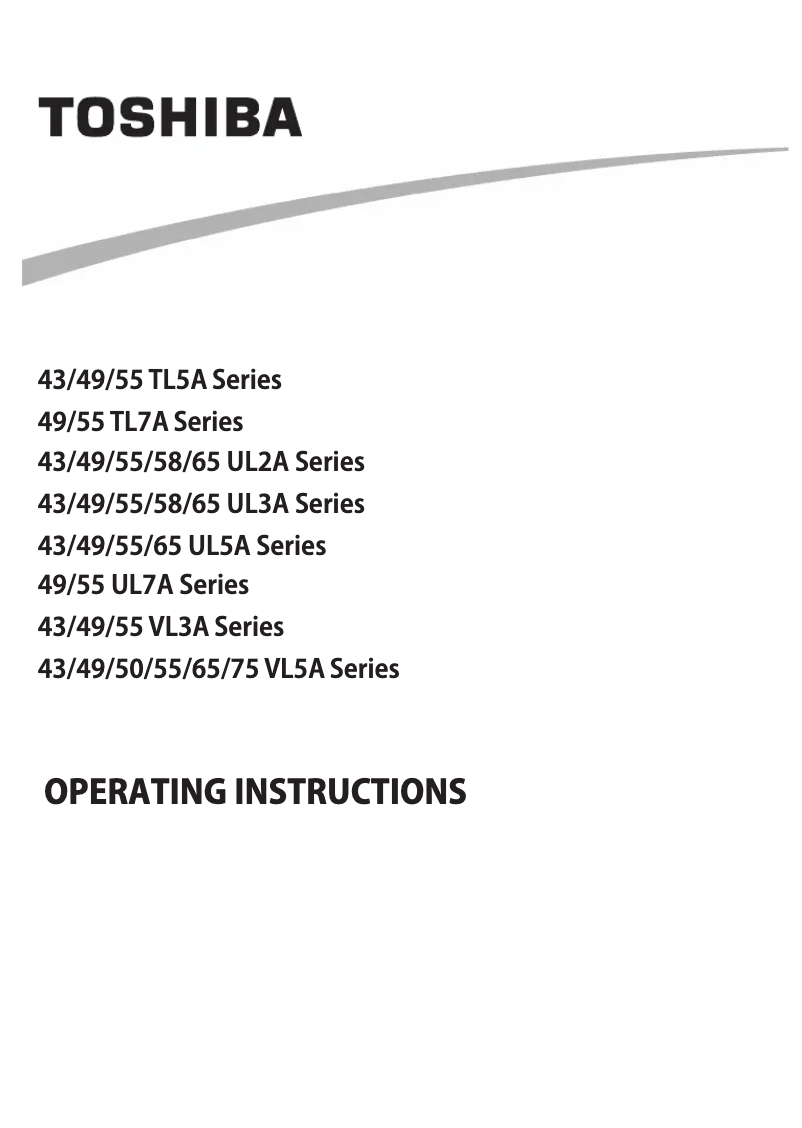 Imagen de la primera página del manual del dispositivo 43UL2A63DG