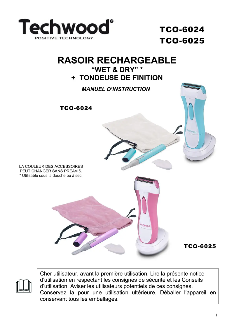 Página 1 del manual Manual de usuario Techwood TEP-40