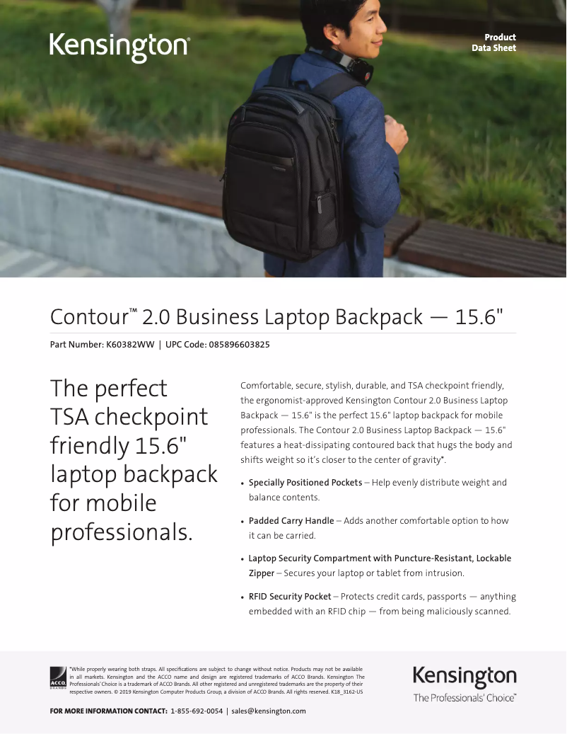 Página 1 del manual Manual de usuario Kensington K60382WW