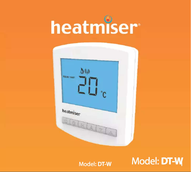 Página 1 del manual Manual de usuario Heatmiser DT-W