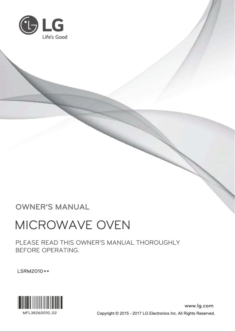 Imagen de la primera página del manual del dispositivo LSRM2010BD