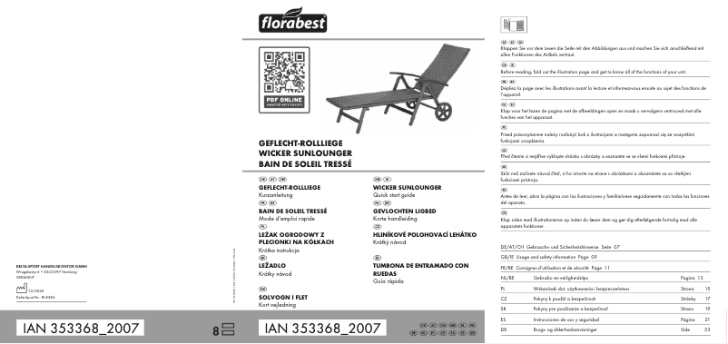 Imagen de la primera página del manual del dispositivo IAN 353353