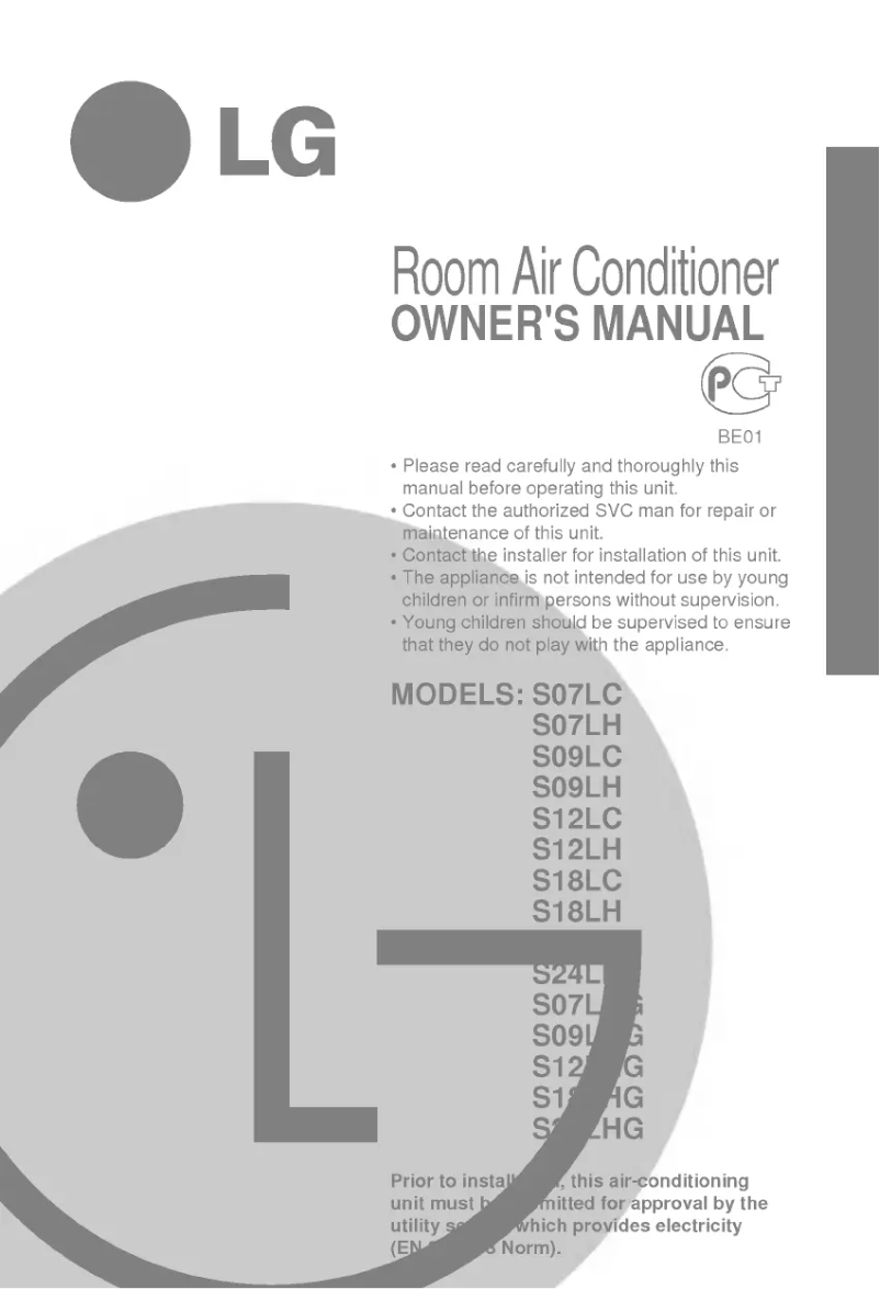 Imagen de la primera página del manual del dispositivo LS-Q096BEL
