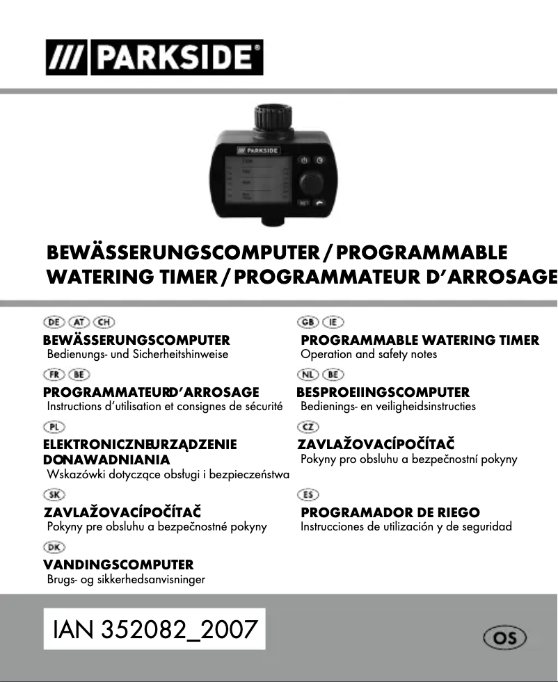 Página 1 del manual Manual de usuario Parkside HG04678