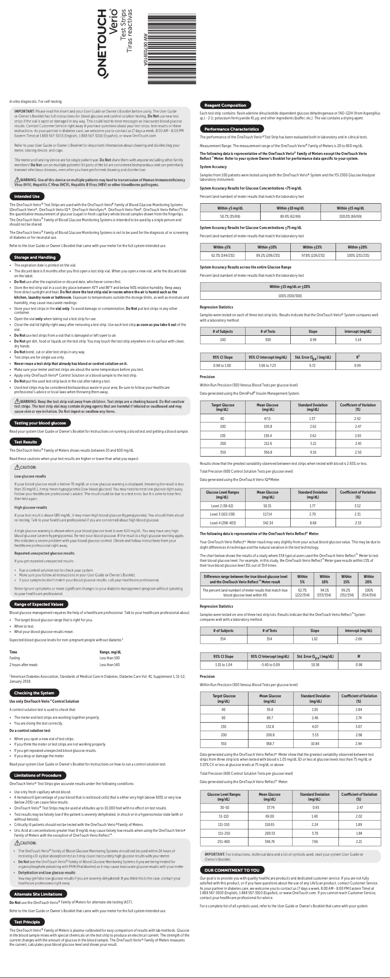 Página 1 del manual Manual de usuario OneTouch Verio