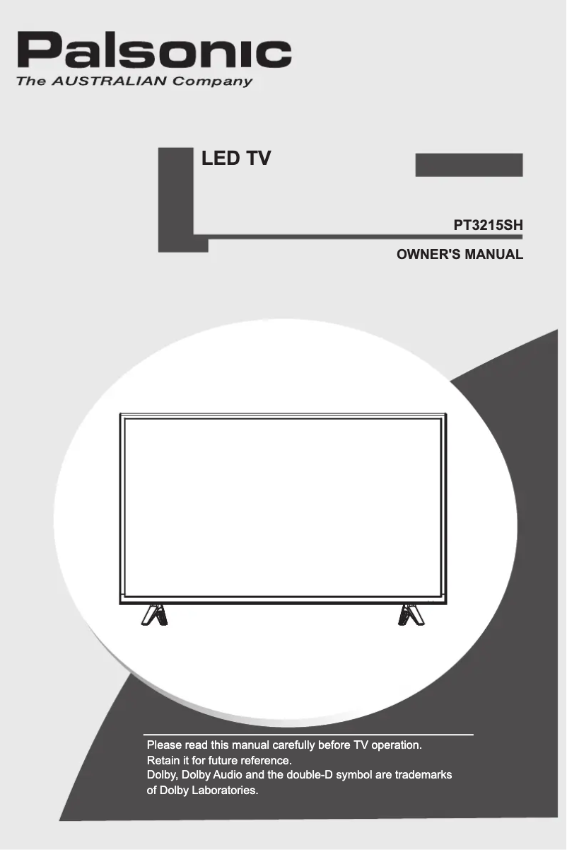 Imagen de la primera página del manual del dispositivo PT3215SH