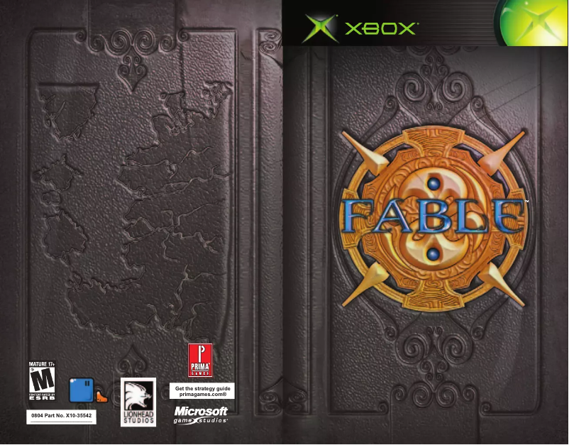 Página nº 1 - Manual de usuario Microsoft Fable (Xbox 360)
