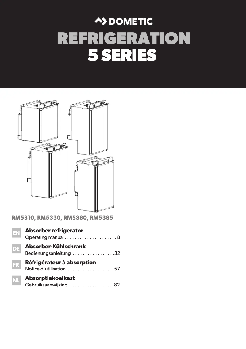 Imagen de la primera página del manual del dispositivo RM 5330