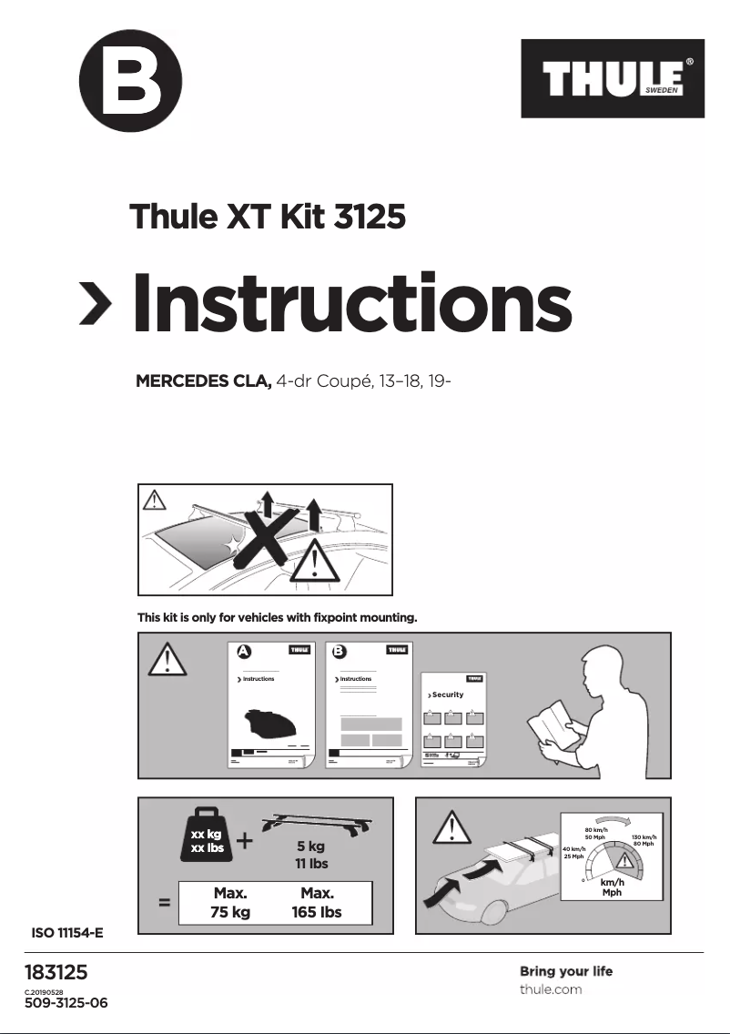 Imagen de la primera página del manual del dispositivo XT Kit 3125