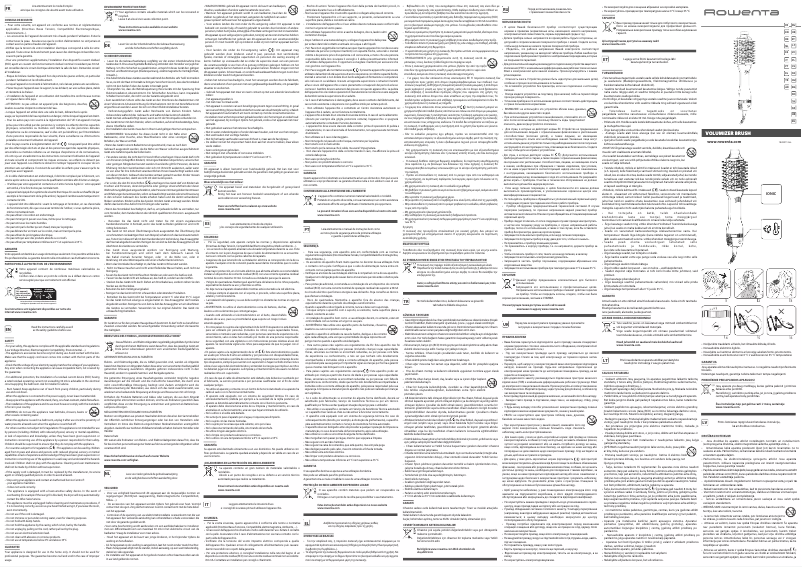 Página nº 1 - Manual de usuario Rowenta Volumizer CF6130