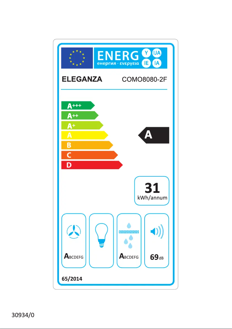 Imagen de la primera página del manual del dispositivo COMO8080-2F