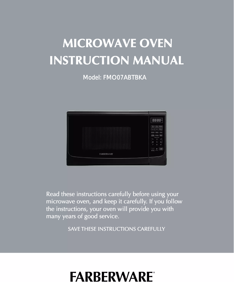 Imagen de la primera página del manual del dispositivo FMO07ABTBKA