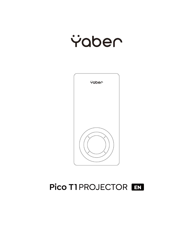 Página 1 del manual Manual de usuario Yaber Pico T1