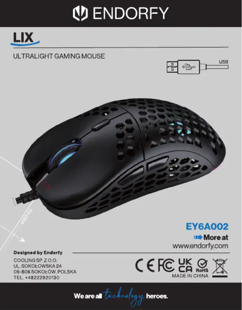 Imagen de la primera página del manual del dispositivo LIX