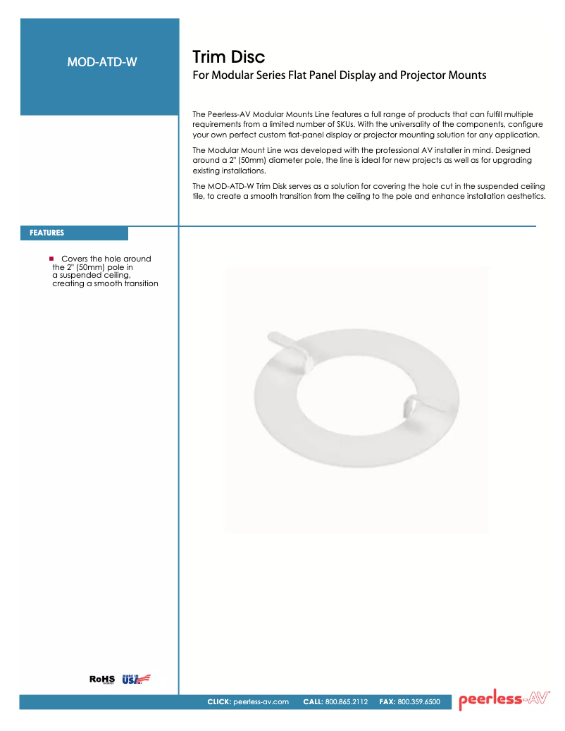 Imagen de la primera página del manual del dispositivo MOD-ATD-W