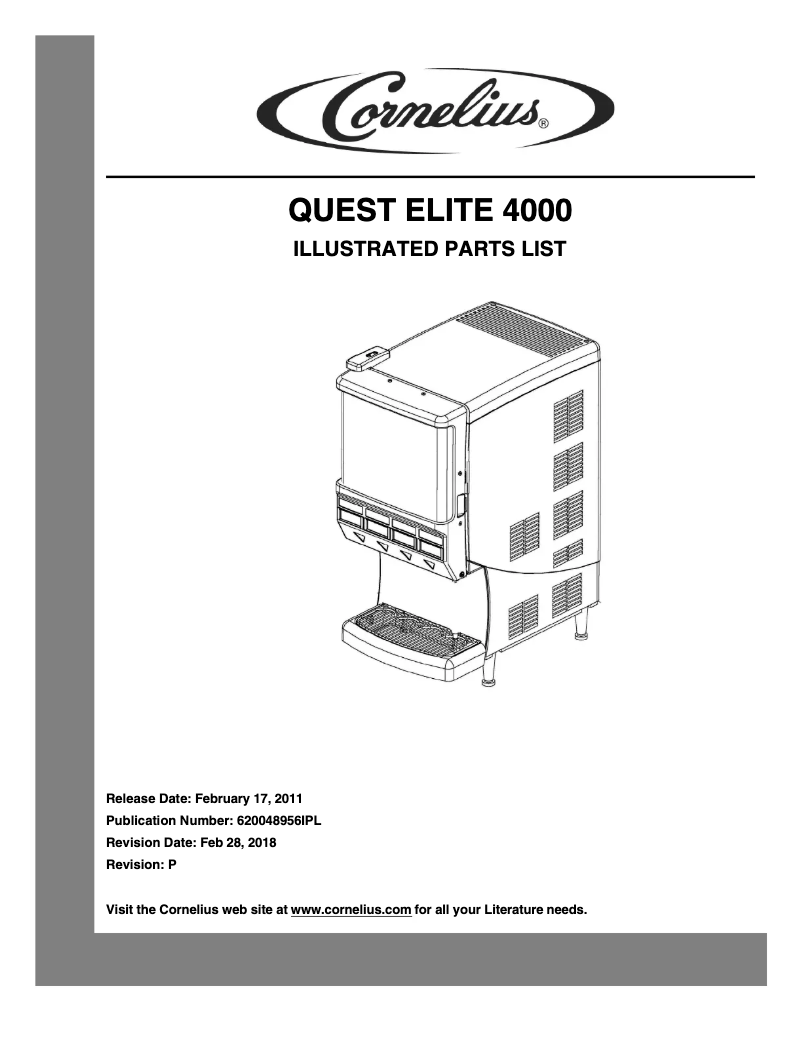 Imagen de la primera página del manual del dispositivo Quest Elite 4000