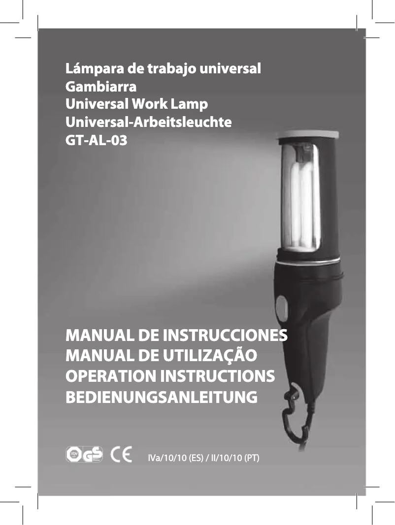 Página 1 del manual Manual de usuario GlobalTronics GT-AL-03