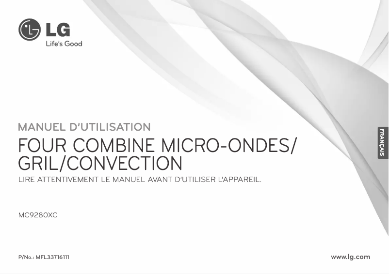 Página nº 1 - Manual de usuario LG MC-9280XC