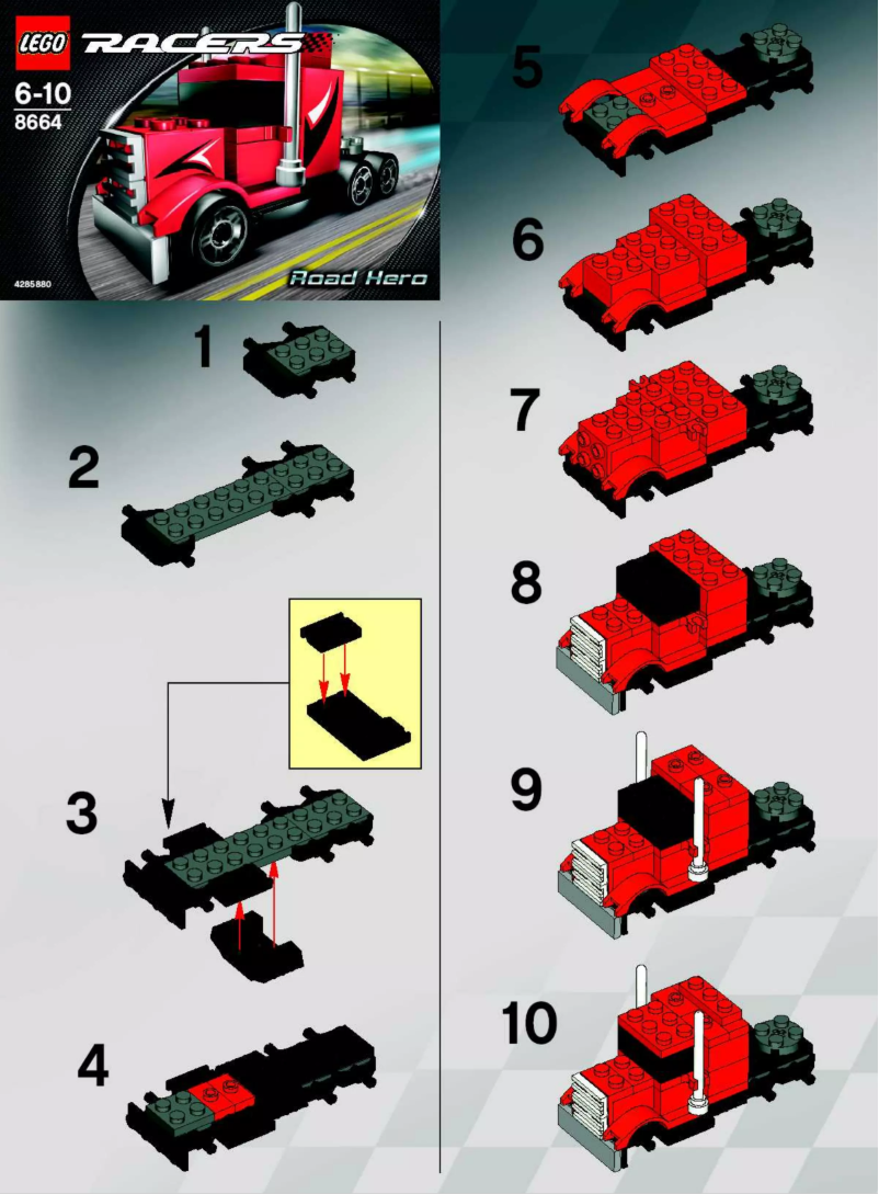 Imagen de la primera página del manual del dispositivo Racers 8664