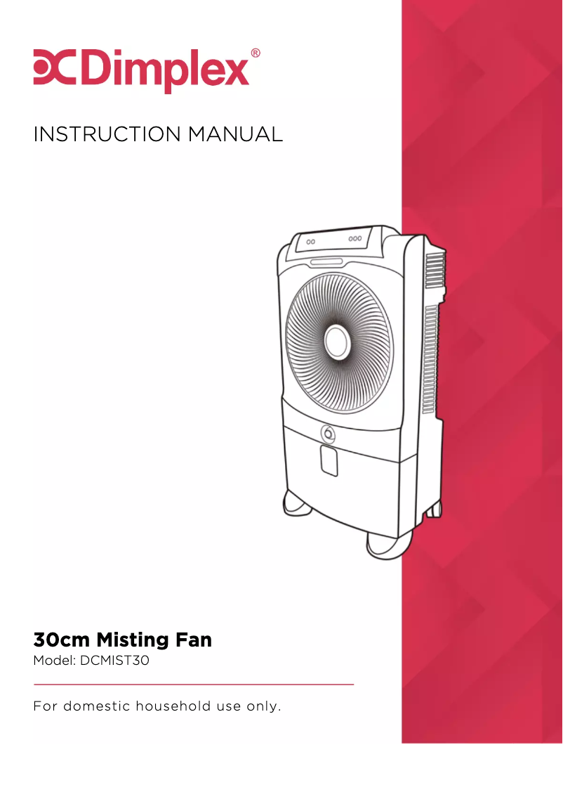 Página 1 del manual Manual de usuario Dimplex DCMIST30