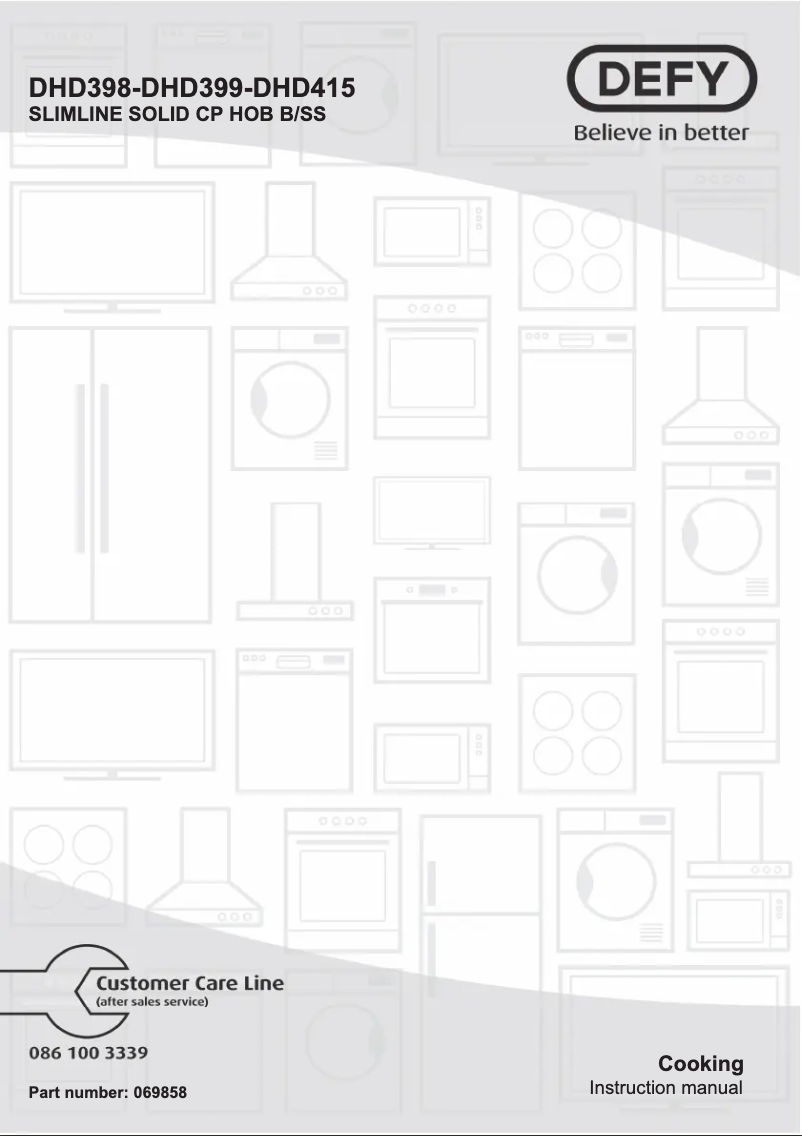 Imagen de la primera página del manual del dispositivo DHD415