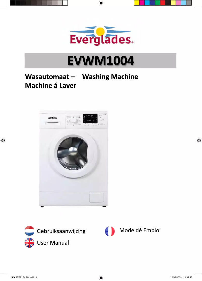 Imagen de la primera página del manual del dispositivo EVWM1004