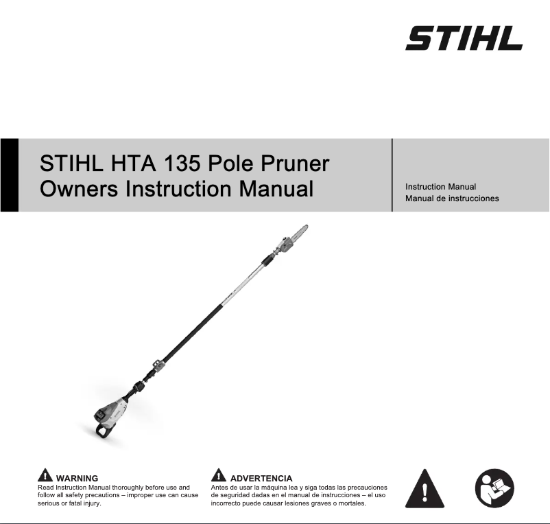 Página 1 del manual Manual de usuario Stihl HTA 135