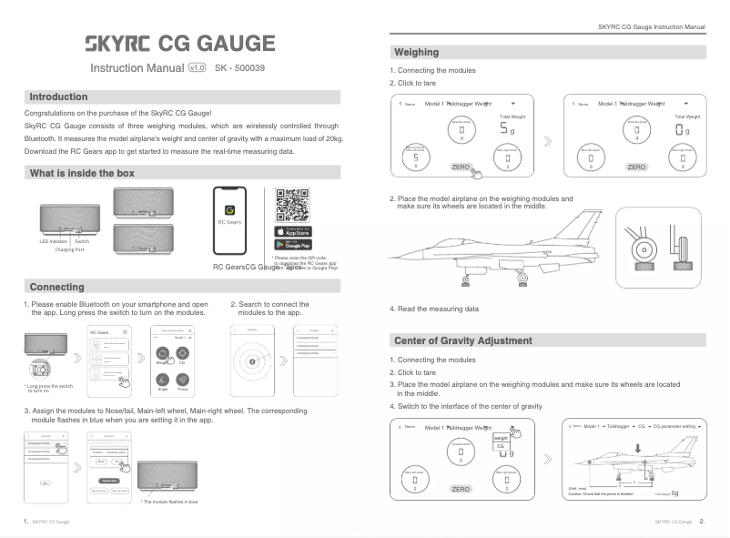 Página 1 del manual Manual de usuario SkyRC CGG-020