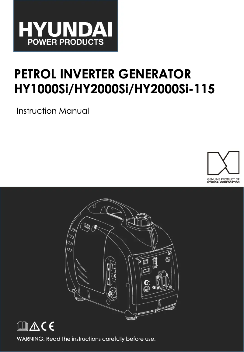 Imagen de la primera página del manual del dispositivo HY2000Si