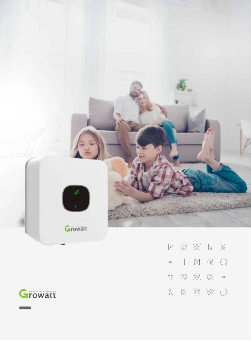 Página 1 del manual Manual de usuario Growatt MIC 3300TL-X