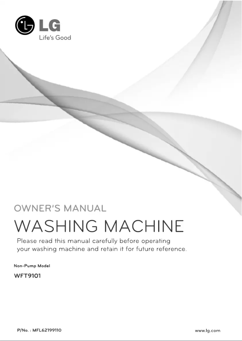 Página 1 del manual Manual de usuario LG WFT9101