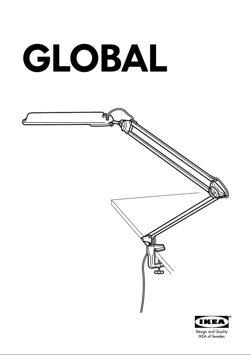 Página 1 del manual Manual de usuario Ikea GLOBAL