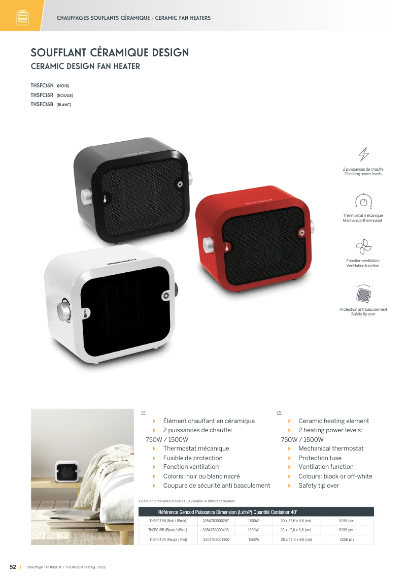 Página nº 1 - Manual de usuario Thomson THSFC15N