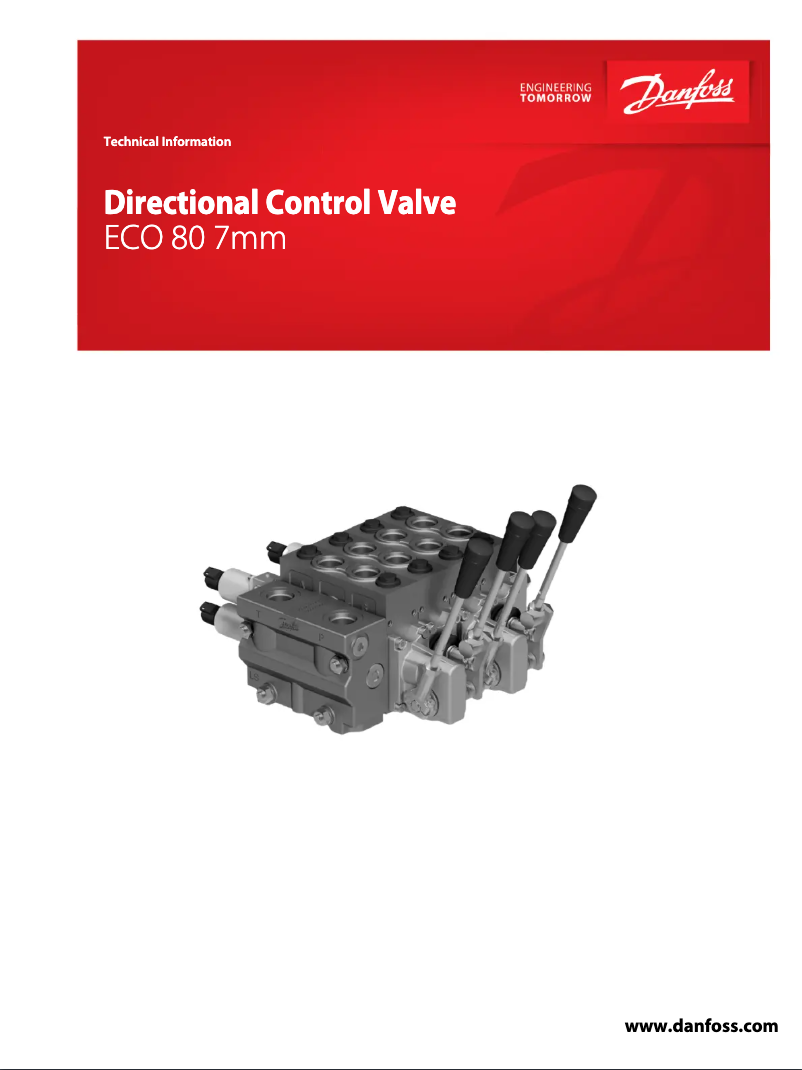 Página 1 del manual Manual de usuario Danfoss ECO 80