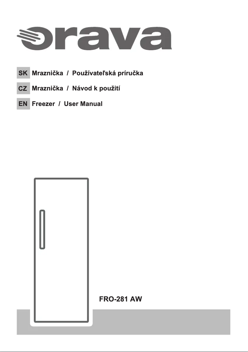 Página 1 del manual Manual de usuario Orava FRO-281 AW