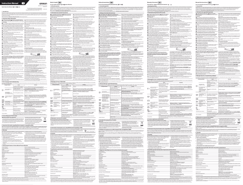 Imagen de la primera página del manual del dispositivo M2
