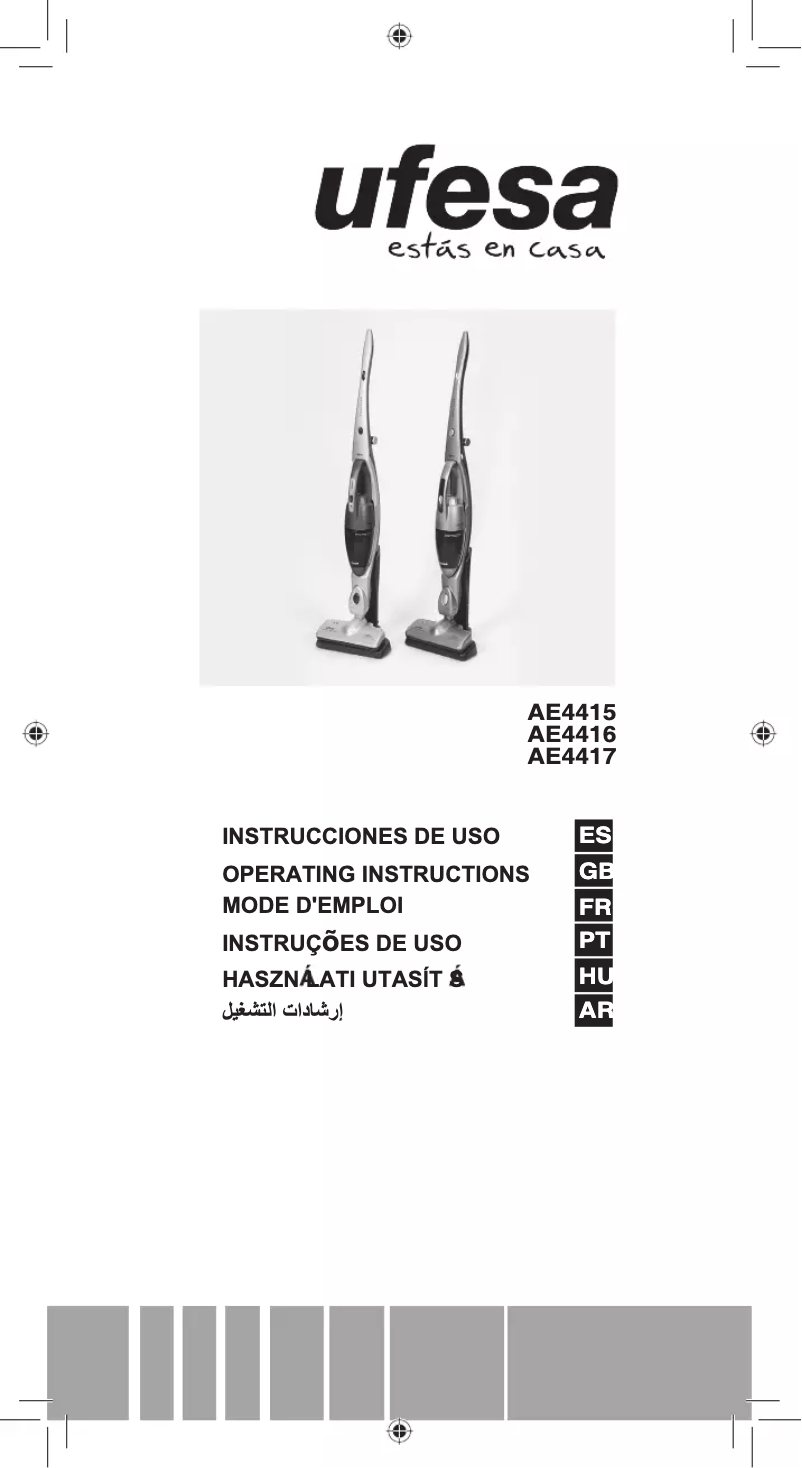 Página 1 del manual Manual de usuario Ufesa AE4416