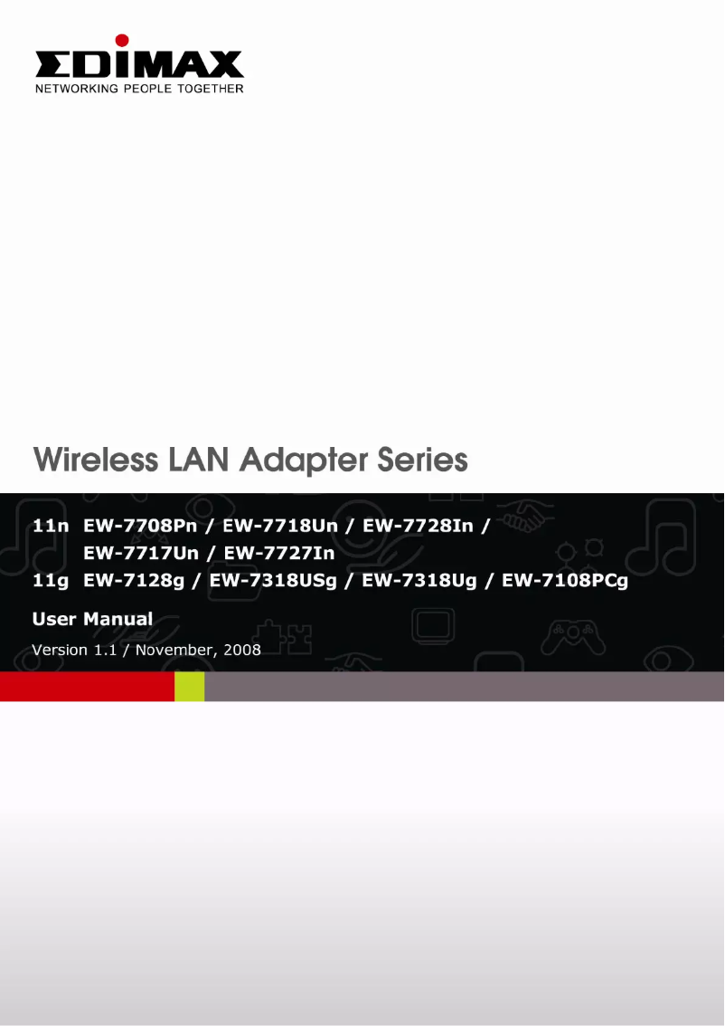 Imagen de la primera página del manual del dispositivo EW-7318Ug