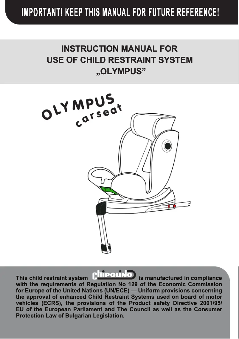 Página 1 del manual Manual de usuario Chipolino Olympus