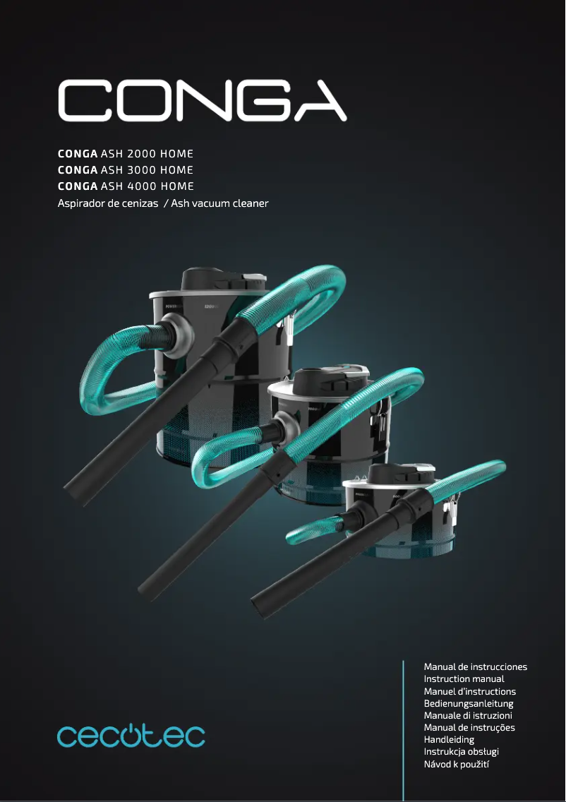 Página 1 del manual Manual de usuario Cecotec Conga Ash 3000 Home