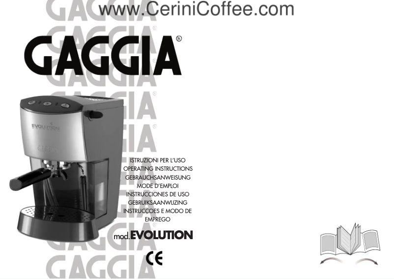 Página 1 del manual Manual de usuario Philips Saeco Evolution ER 157