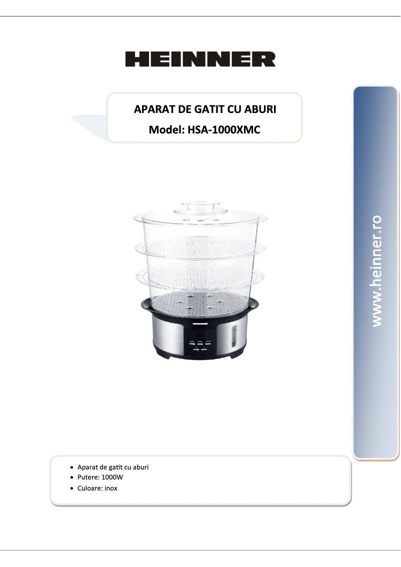 Imagen de la primera página del manual del dispositivo HSA-1000XMC