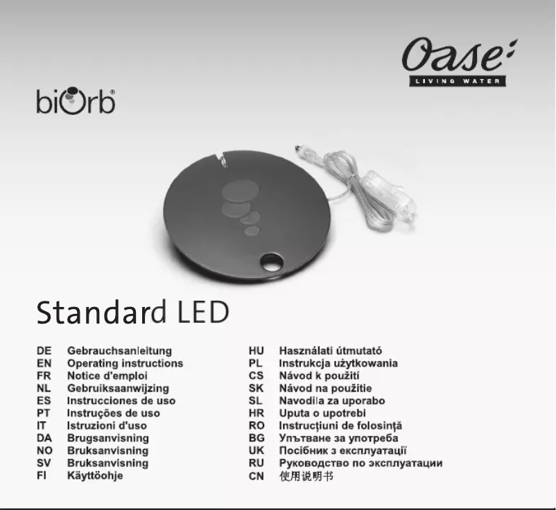 Página 1 del manual Manual de usuario Oase biOrb FLOW 30