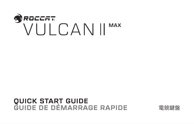 Página nº 1 - Manual de usuario Roccat Vulcan II Max