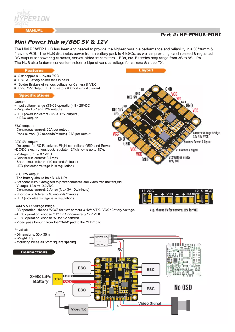 Página 1 del manual Manual de usuario Hyperion HP-FPHUB-MINI