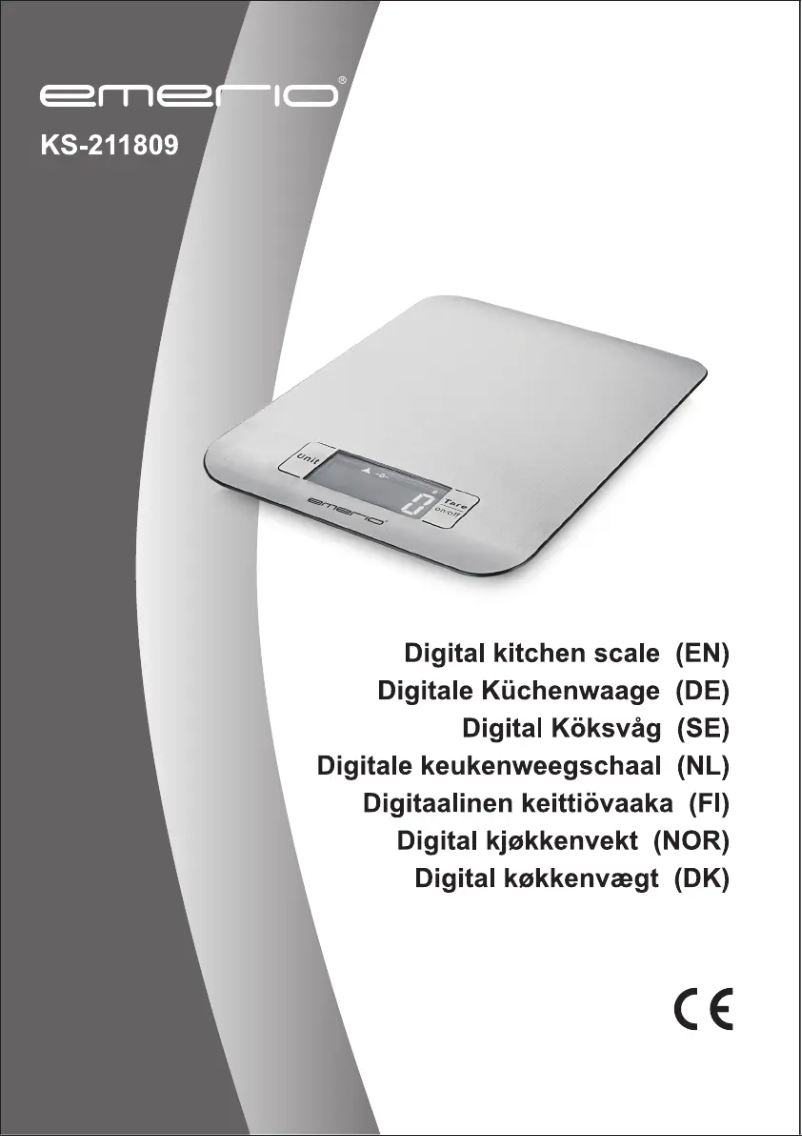 Imagen de la primera página del manual del dispositivo KS-211809