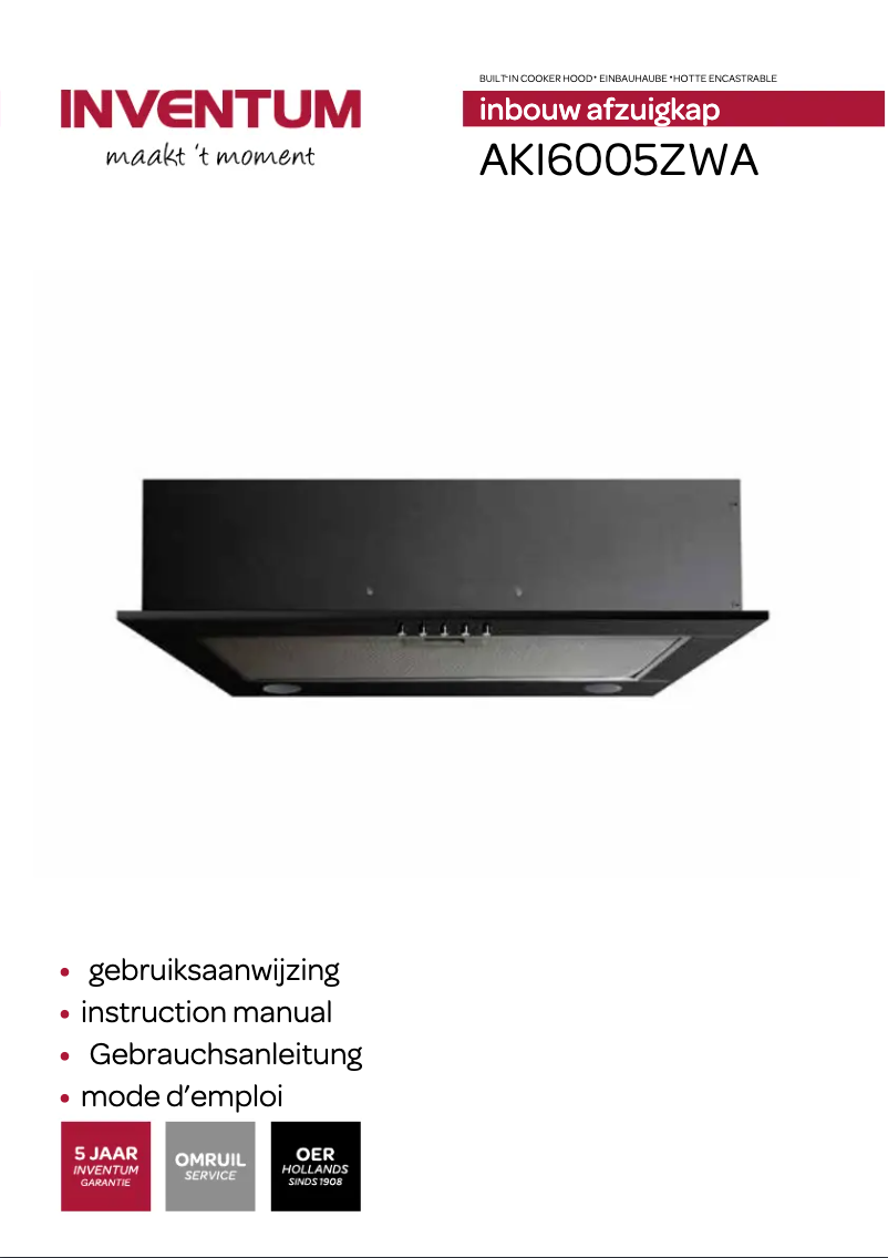 Imagen de la primera página del manual del dispositivo AKI6005ZWA