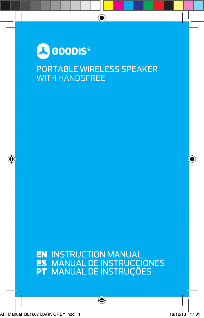 Página 1 del manual Manual de usuario Goodis BL1607