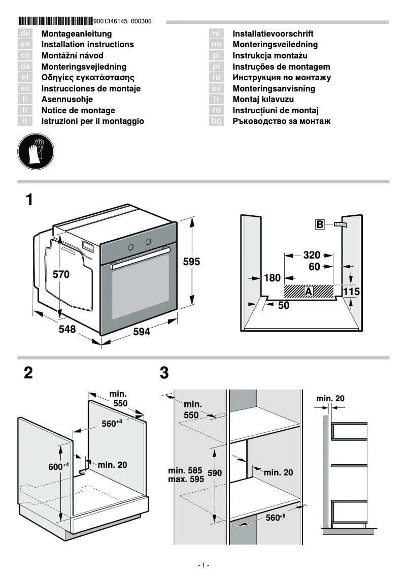 Imagen de la primera página del manual del dispositivo Serie 6 HRA558BS1